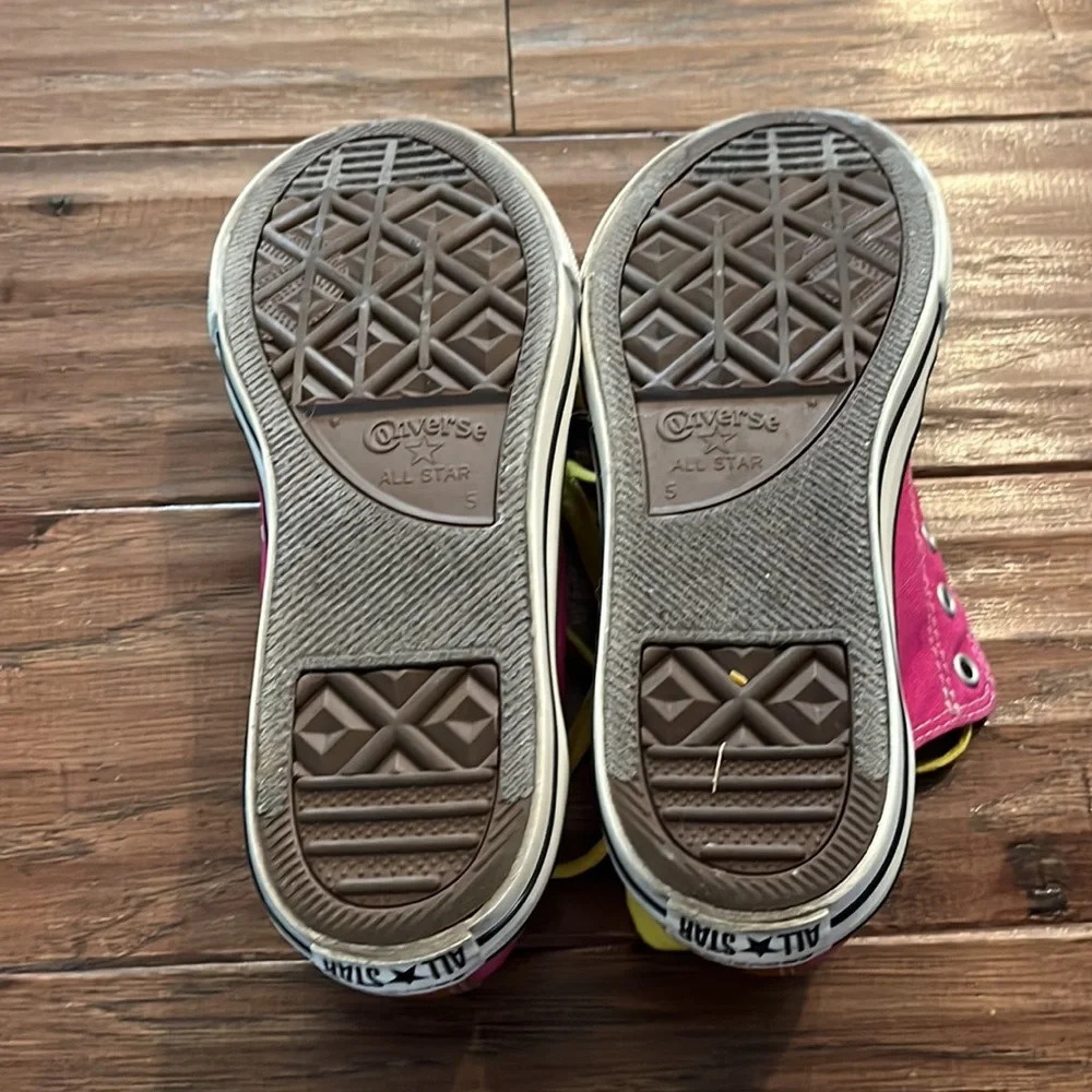 Converse Chuck Taylor All Star Loophole Pink/Yellow/Orange Sneakers - Picture 4 of 6